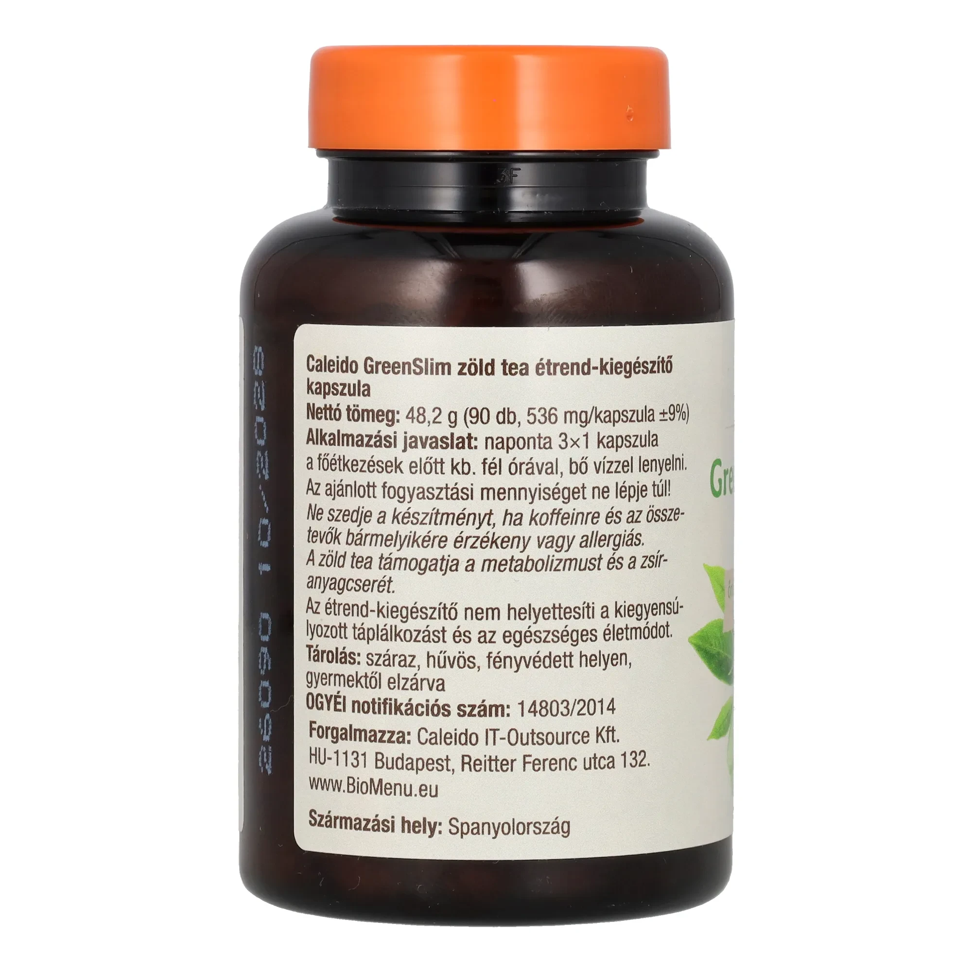 Caleido GreenSlim Zöld Tea kapszula 90 db