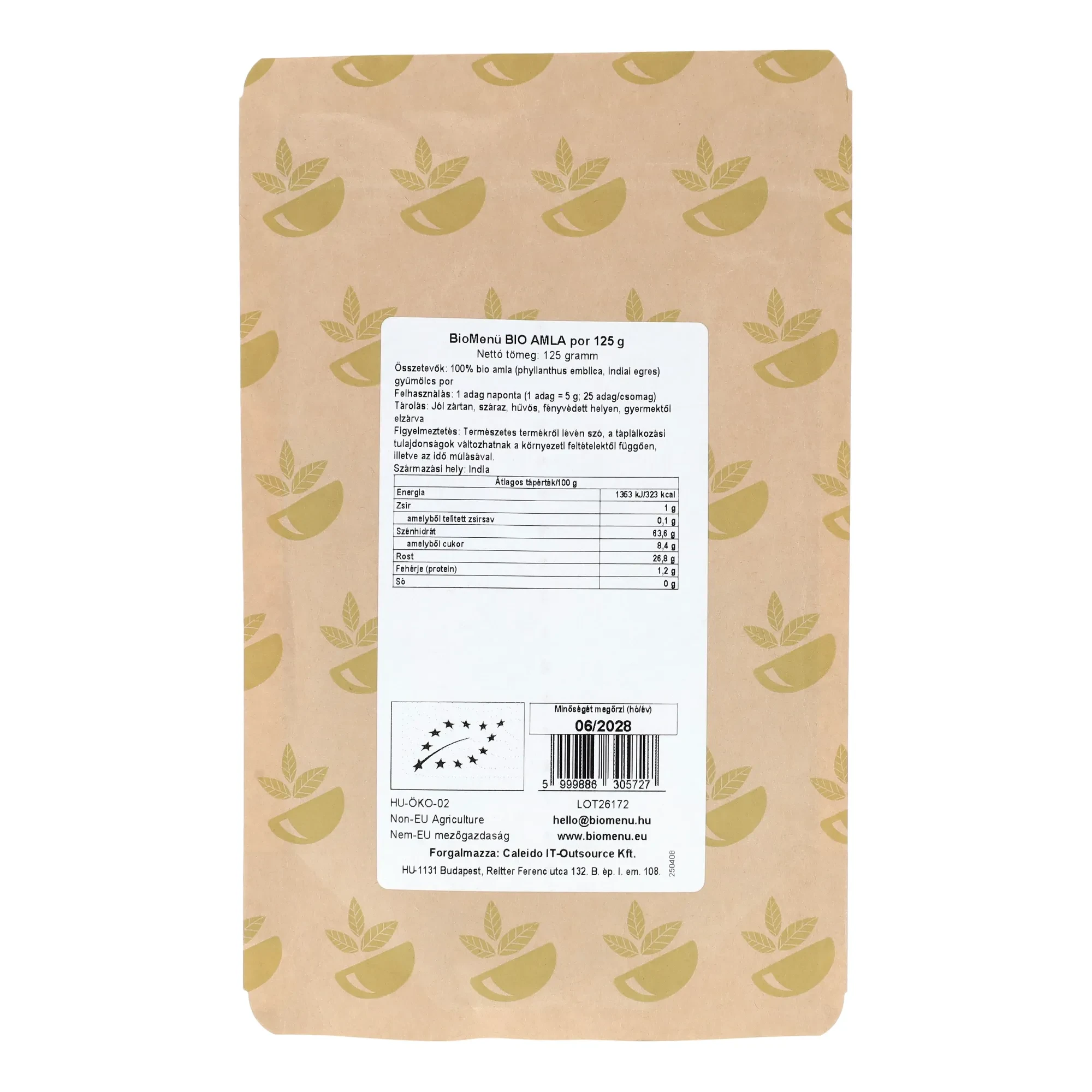 BioMenü BIO AMLA por 125 g