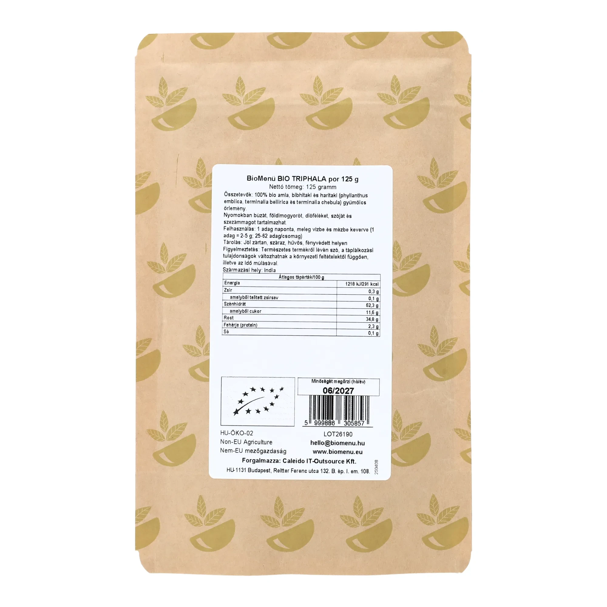 BioMenü BIO TRIPHALA por 125 g