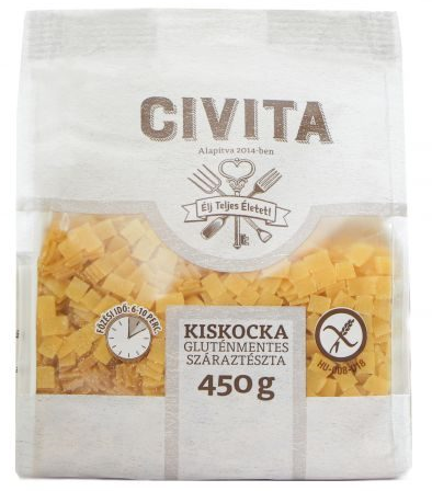 CIVITA gluténmentes kukorica száraztészta kiskocka 450g