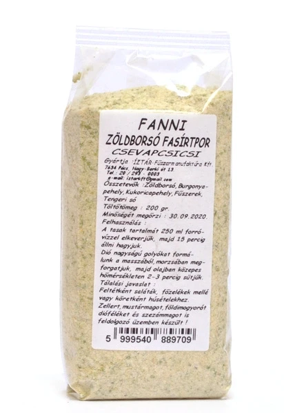 Íz Tár zöldborsó alapú fasírtpor csevap ízesítéssel 200g