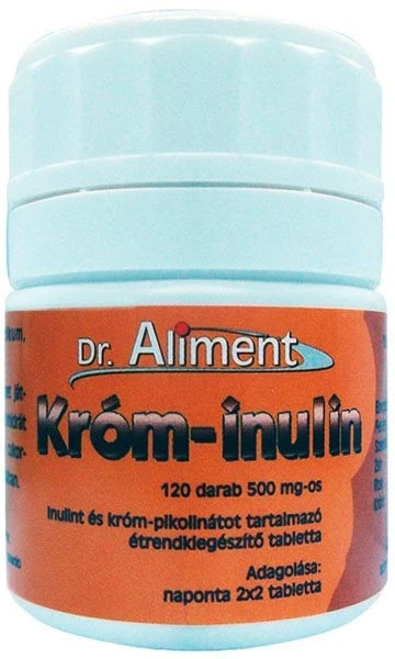 Króm-Inulin tabletta 120db 500mg (Dr. Aliment)