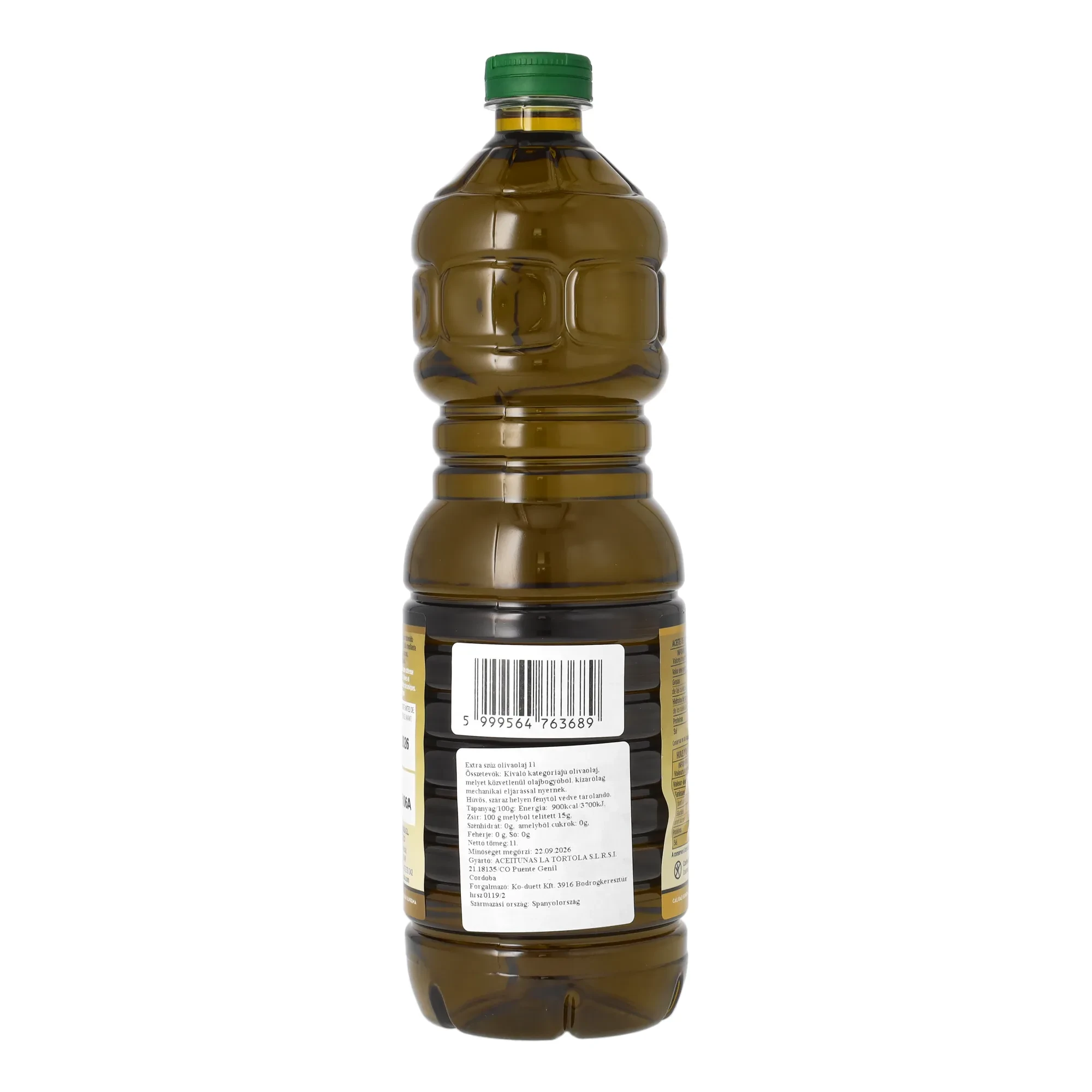 La Tortola Extraszűz olívaolaj 1L Pet