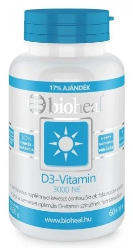 Bioheal D3-vitamin 3000 NE kapszula 70 db