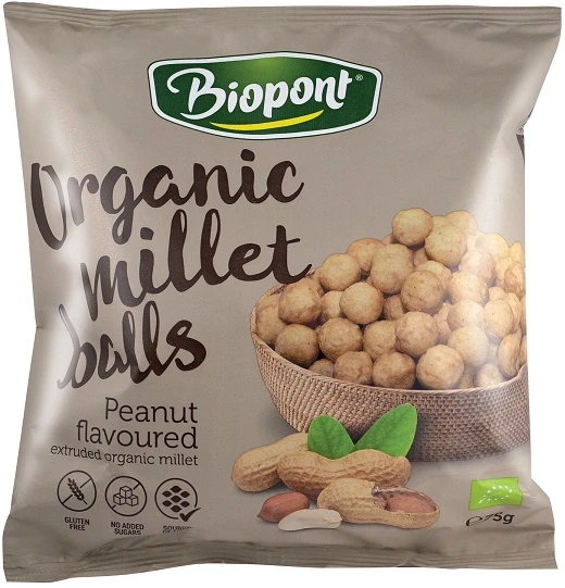 Bio kölesgolyó földimogyorós 75g