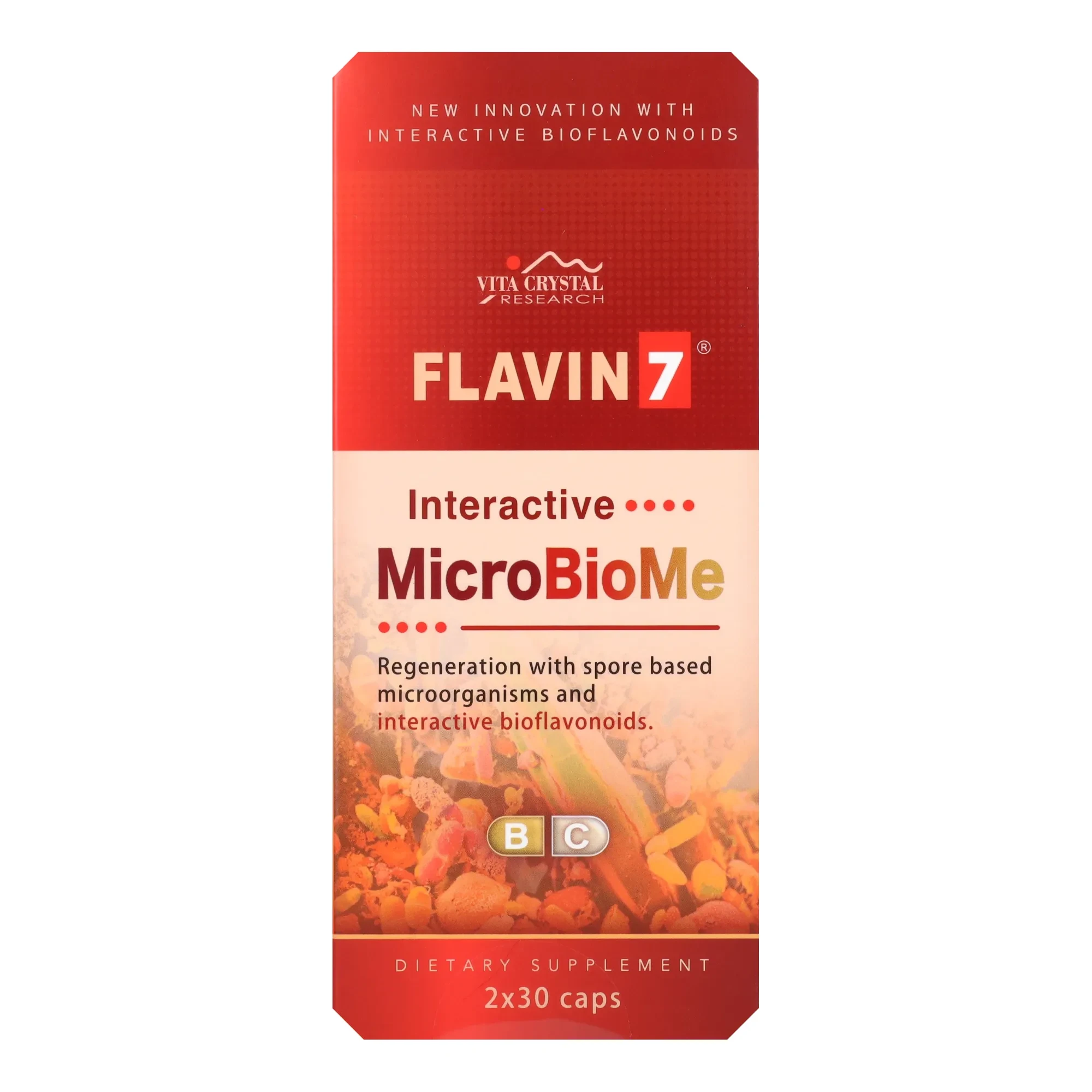 Flavin 7 Interactive MicroBioMe kapszula 2x30 db