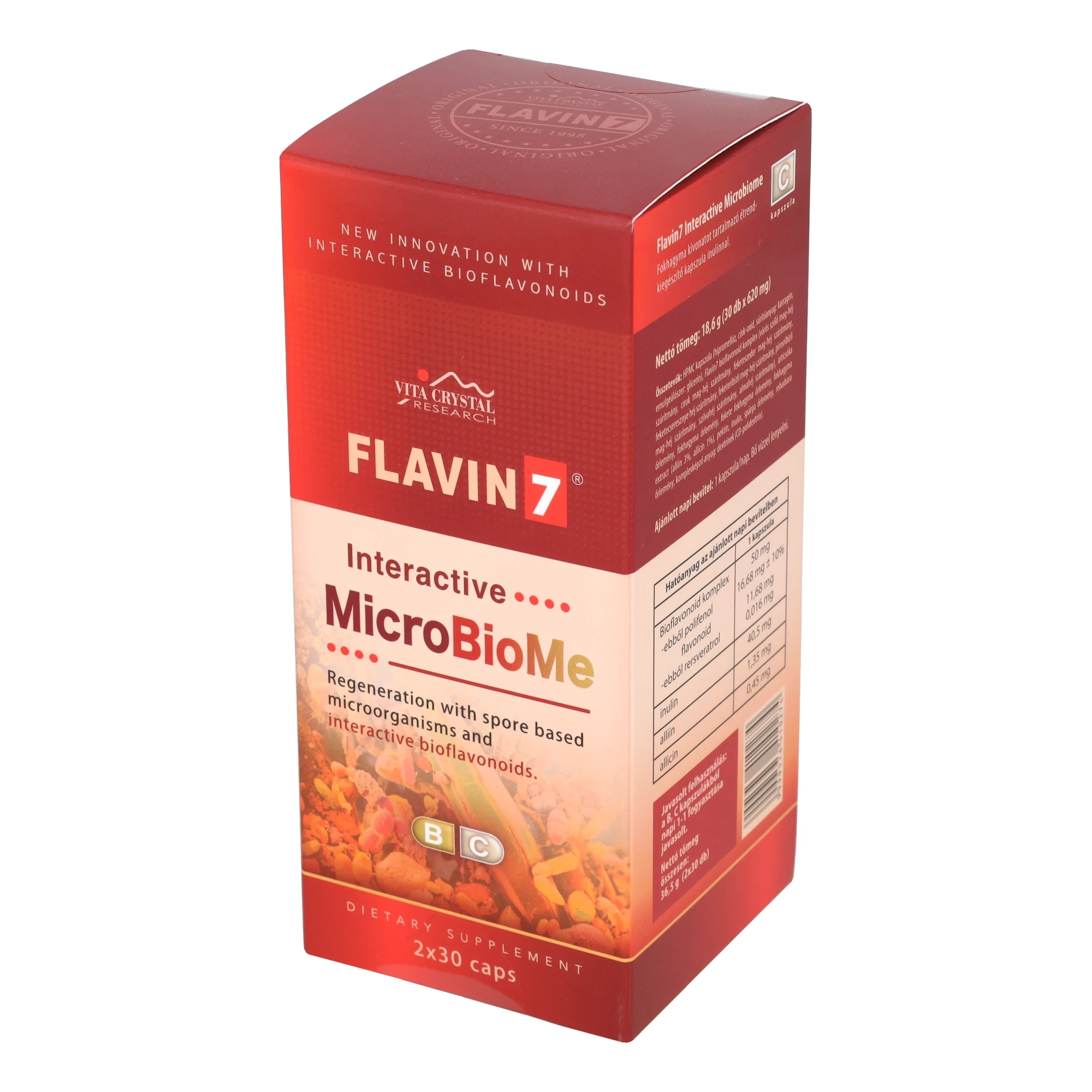 Flavin 7 Interactive MicroBioMe kapszula 2x30 db