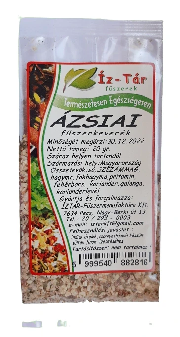 Íz Tár ázsiai fűszerkeverék 20g