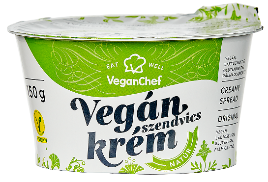VeganChef Kenhető Növényi Krém Natúr 150g