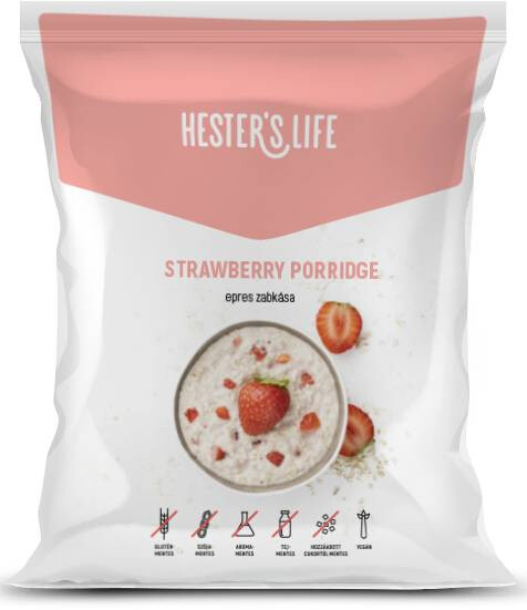 Hester's Life Strawberry Porridge - Epres zabkása 50g