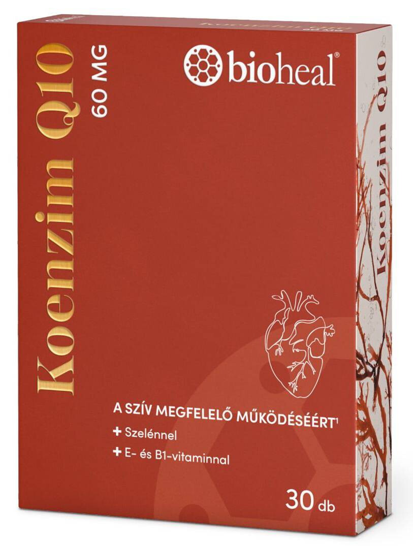 Bioheal Q10 Koenzim 60 Mg 30 db lágykapszula
