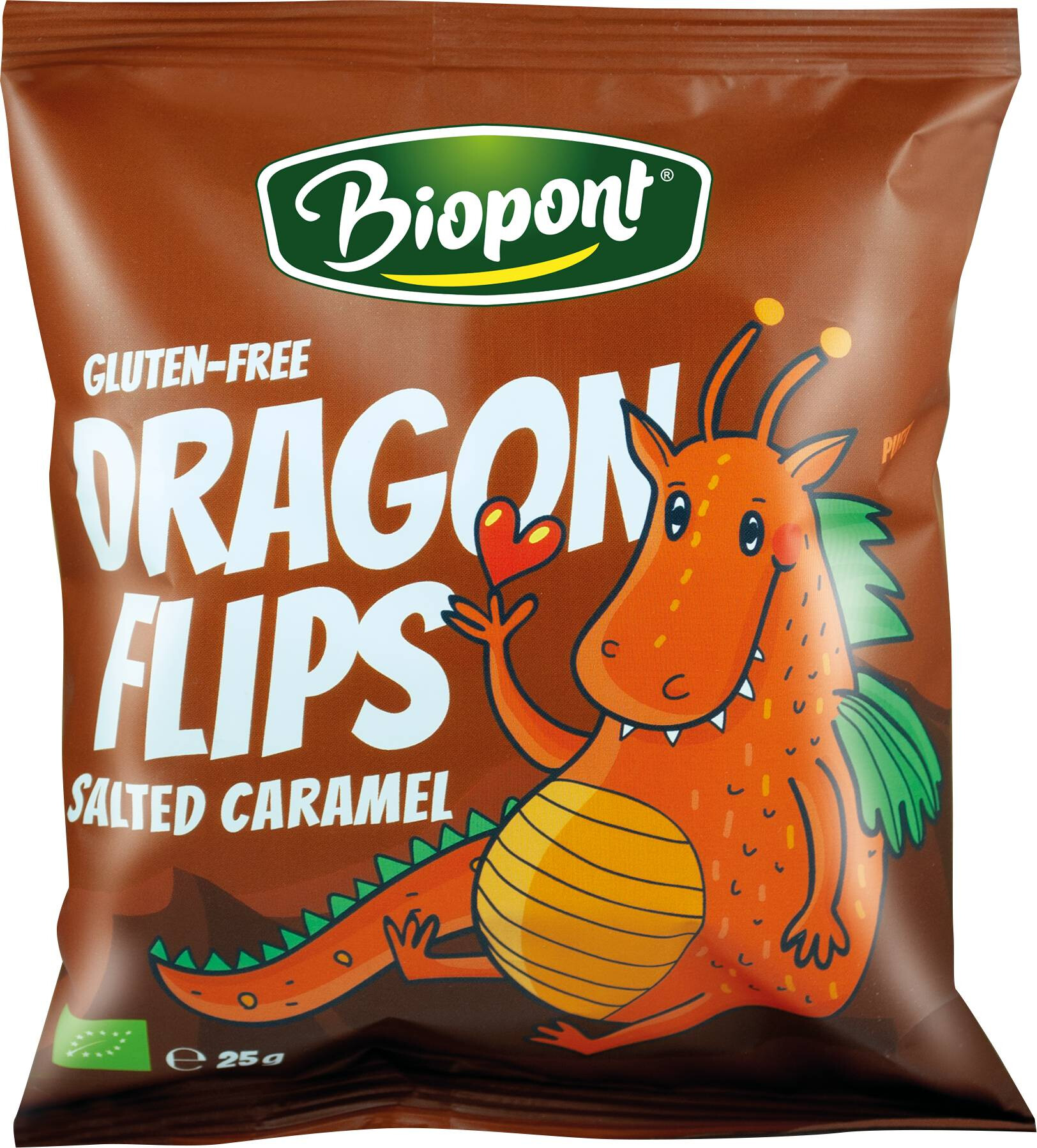 Dragon Flips BIO Kukorica snack (sós-karamellás) 25g