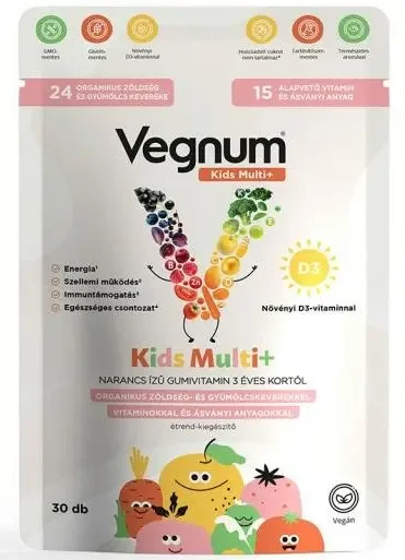 Vegnum Kid Multi+ gumivitamin 30db