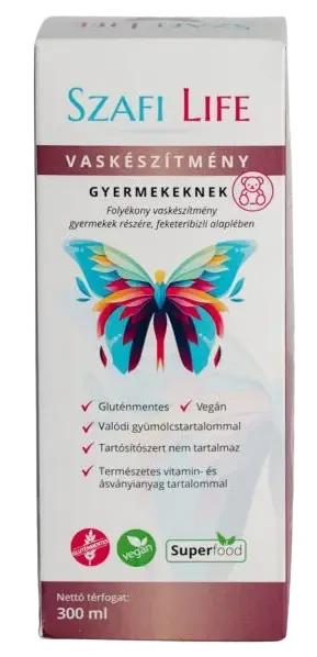 Szafi Life Vaskészítmény gyermekeknek 300ml