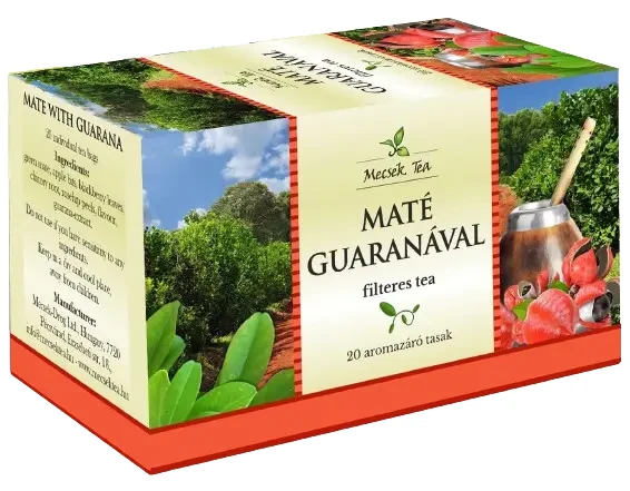 Mecsek Maté tea Guaranával 20 x 1,5g