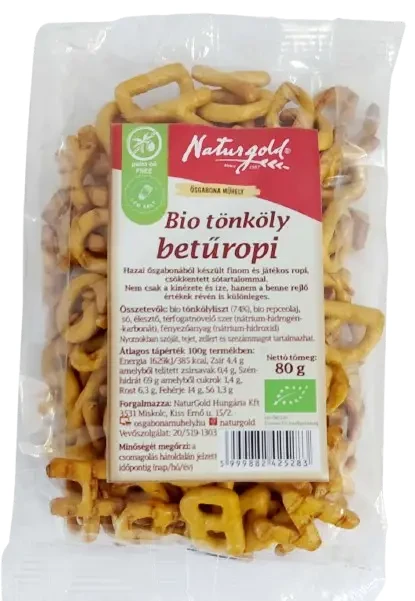 Naturgold Bio tönköly betűropi 80 g