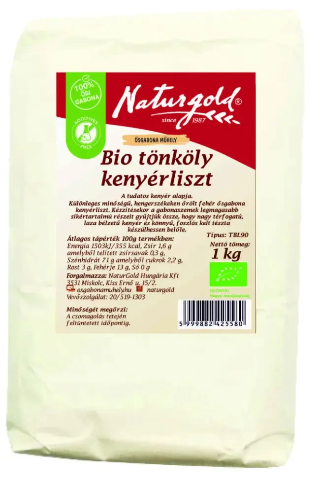 Naturgold Bio Tönköly Kenyérliszt 1 kg