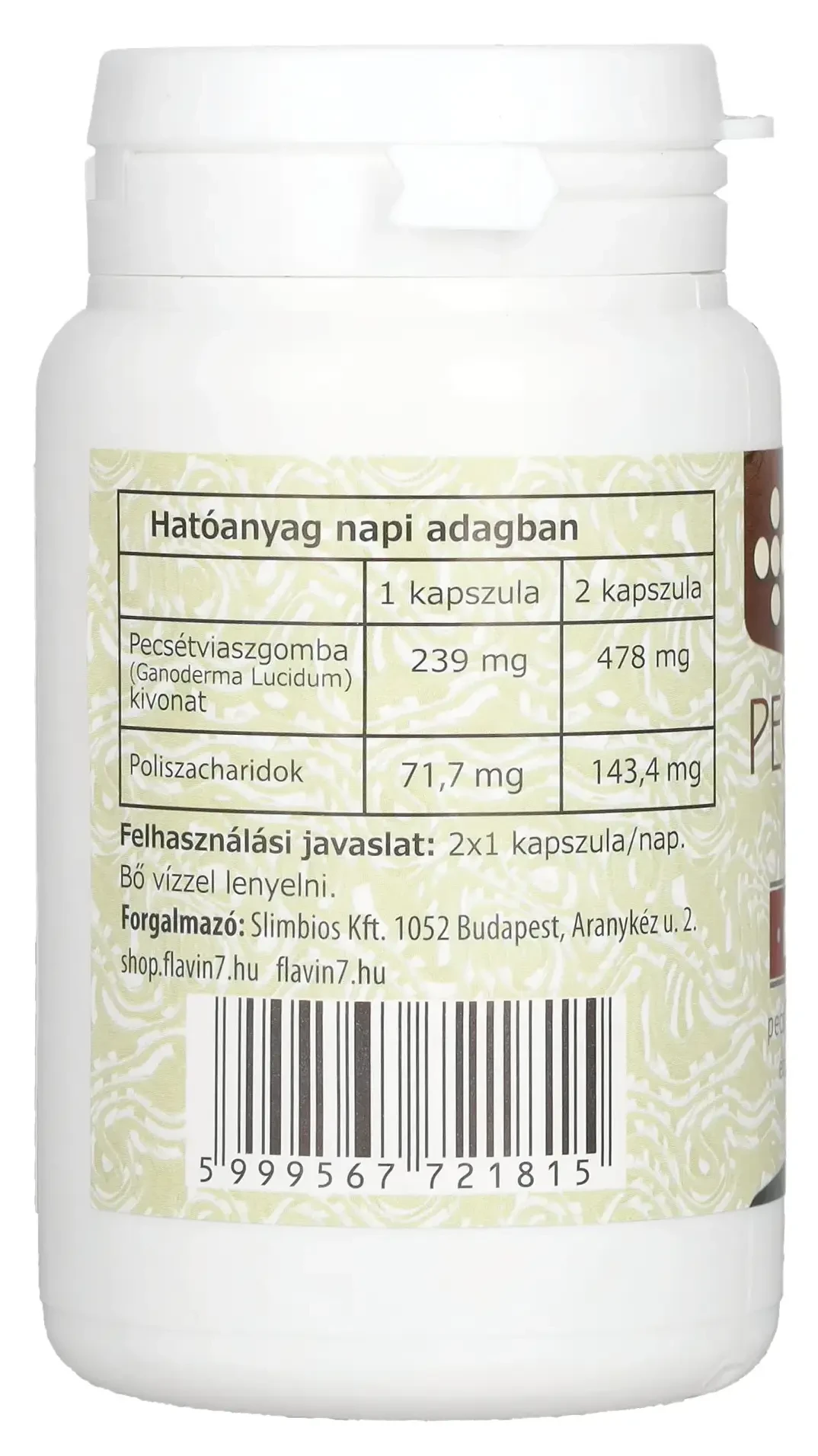 Myco Crystal Pecsétviaszgomba Forte 60 kapszula