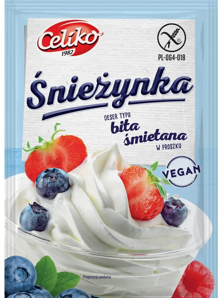 Celiko Vegán, Gluténmentes Tejszínhabpótló por 50g