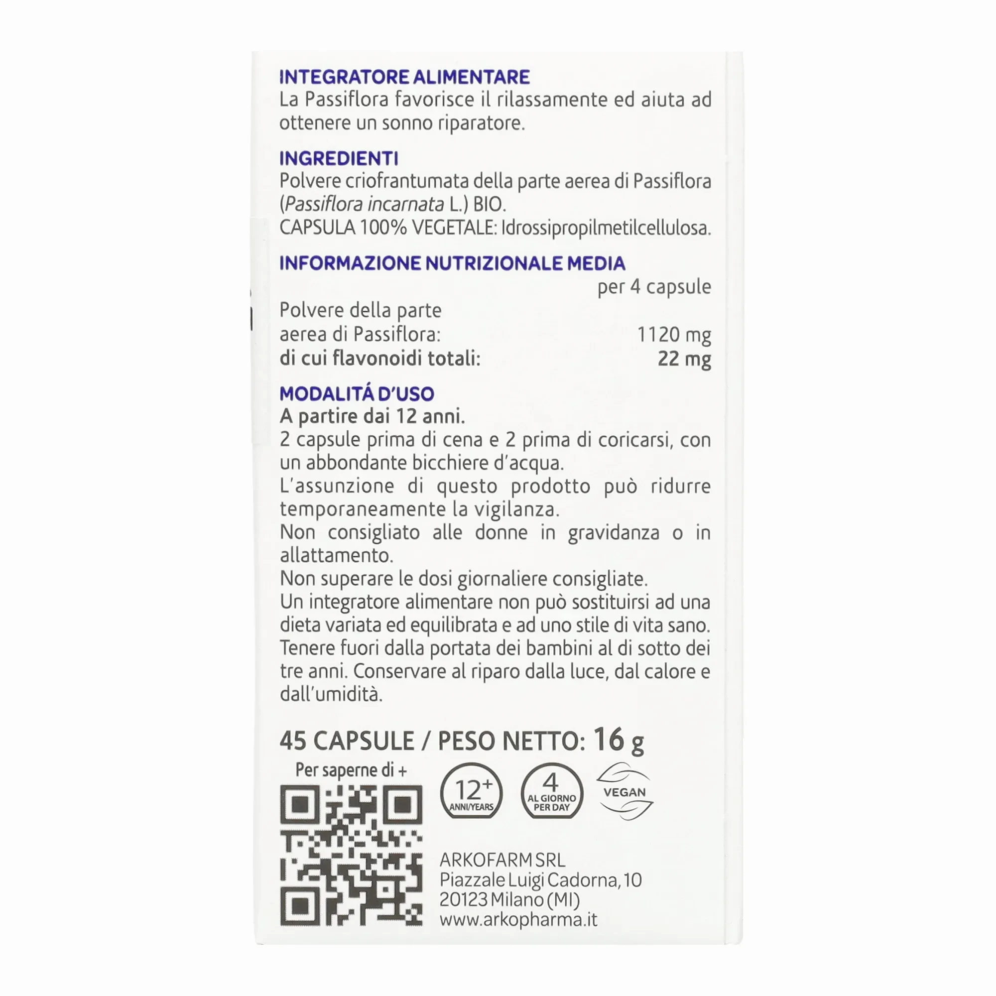 Arkocaps BIO Golgotavirág kapszula 45db