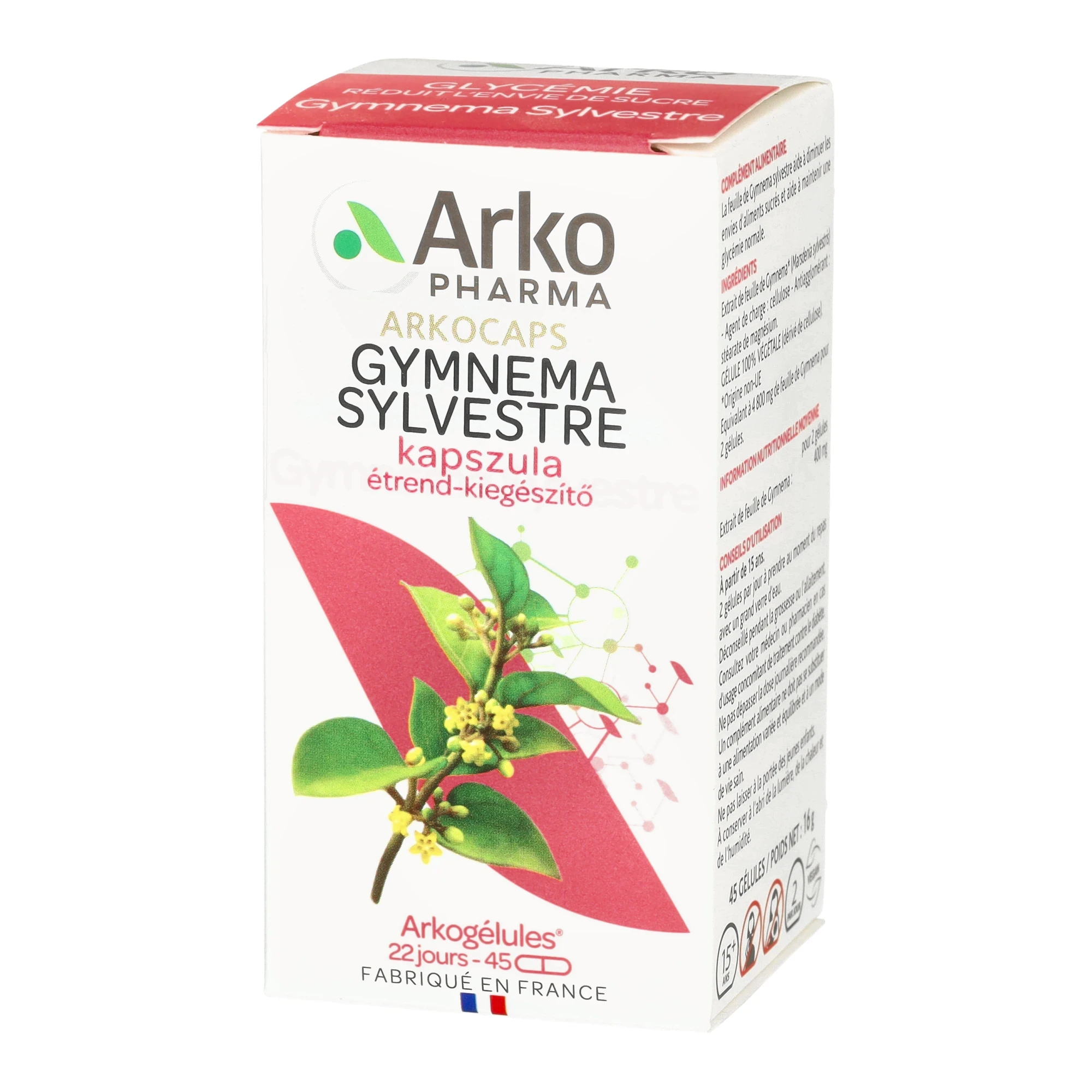 Arkocaps Gymnema Sylvestre 45 db