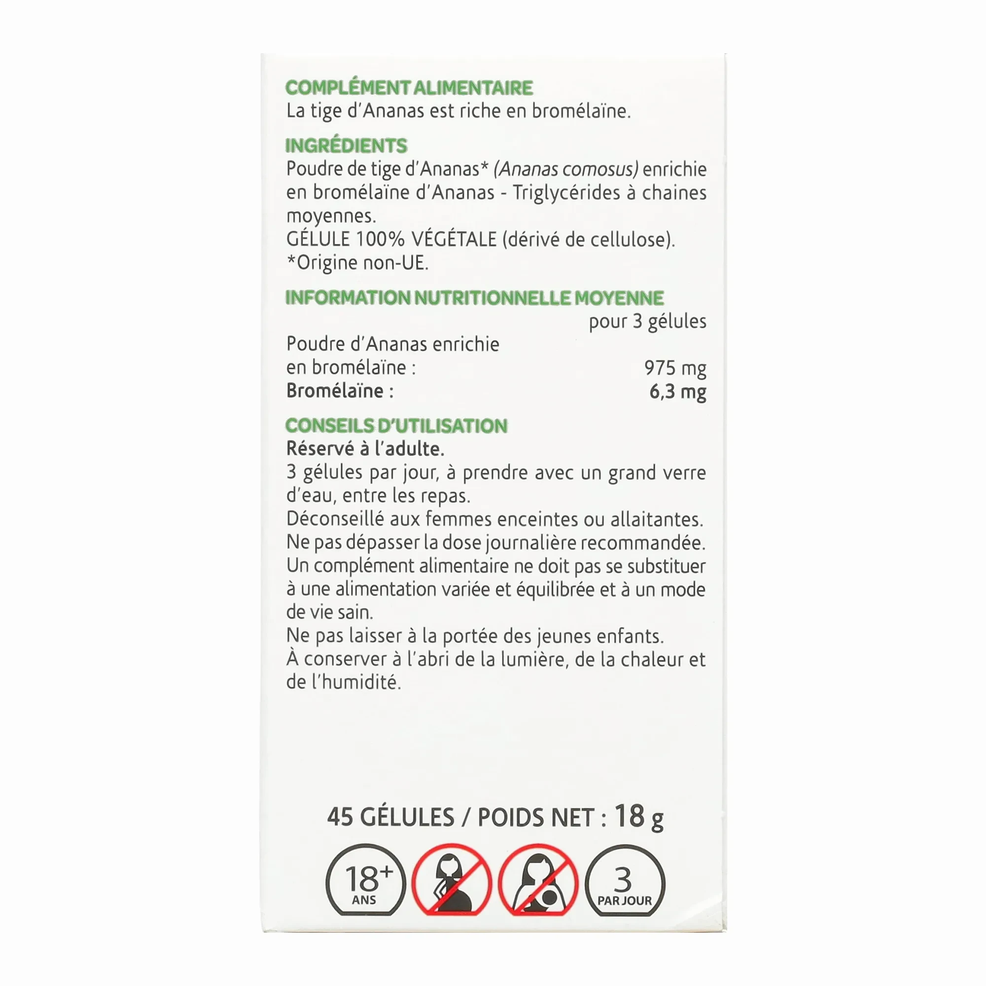 Arkocaps Ananász kapszula 45db