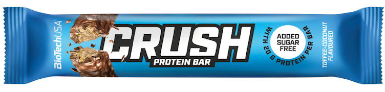 BioTech USA Crush Bar protein szelet kókusz-karamell 64g
