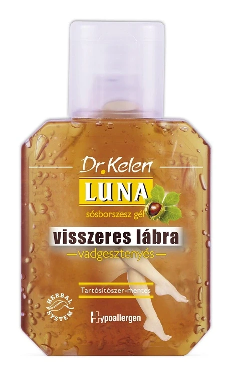 Dr. Kelen Luna vadgesztenyés sósborszesz gél visszeres lábra 150