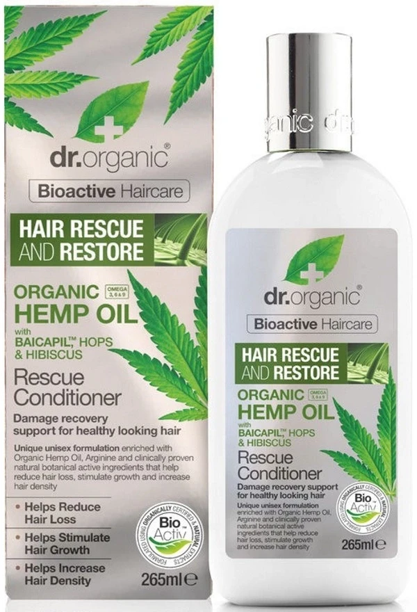 Dr. Organic Hajserkentő kondicionáló kendermagolajjal 265 ml