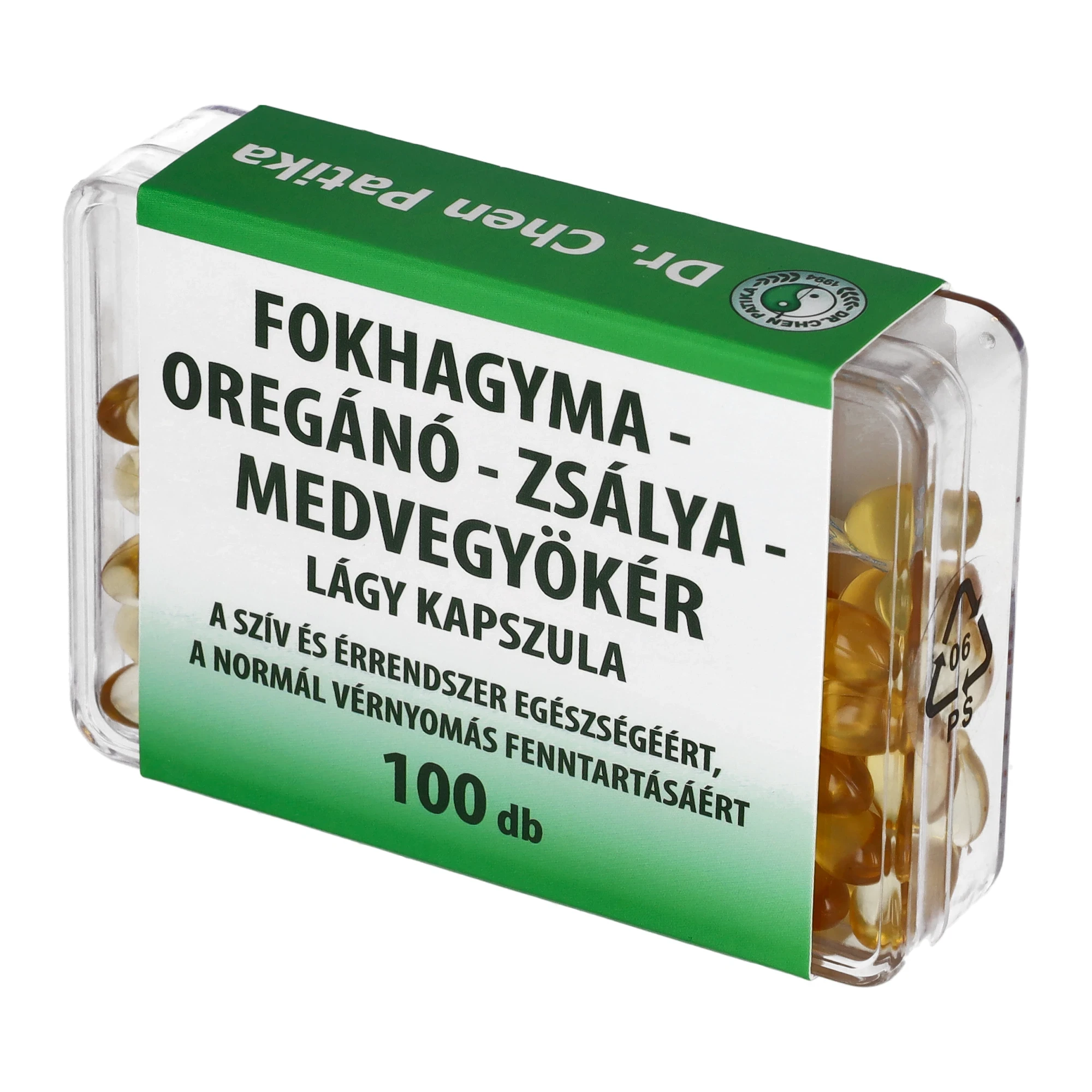 Dr. Chen Fokhagyma-Oregánó-Zsálya kapszula 100 db