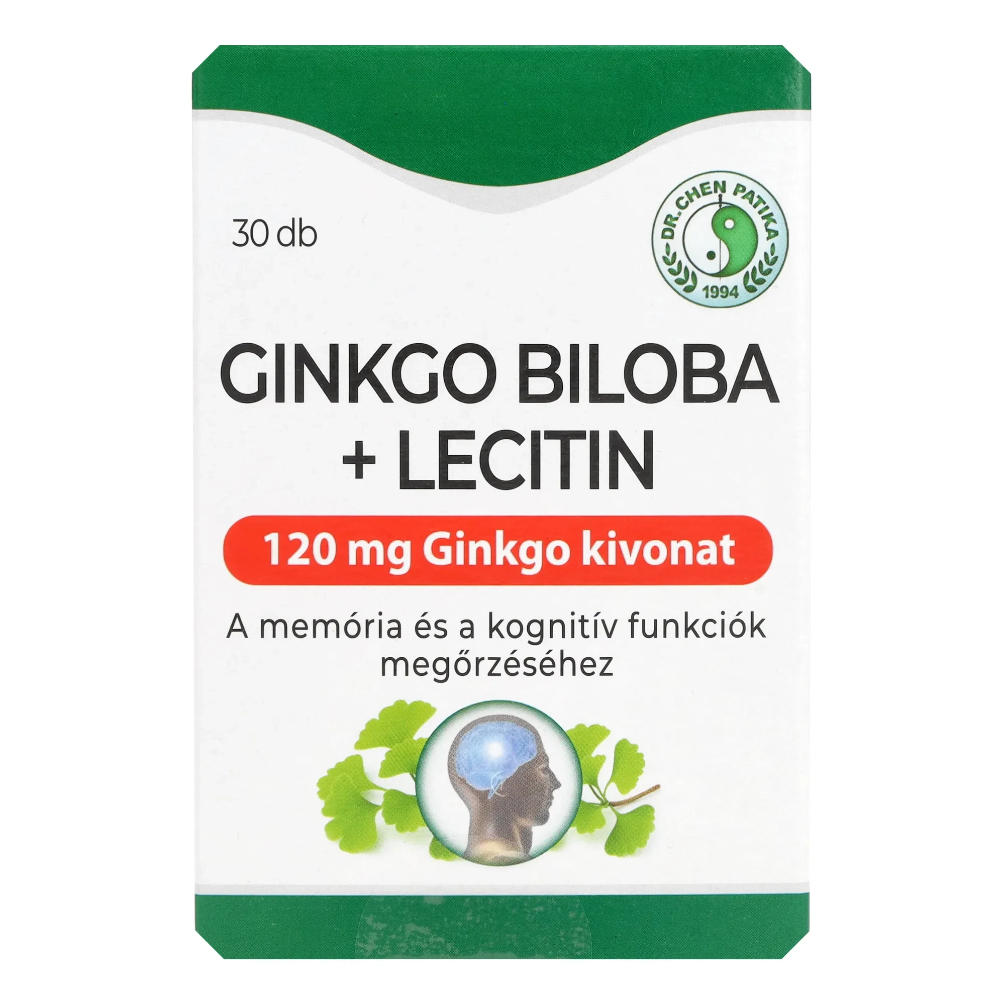 Dr. Chen Ginkgo Biloba 120 mg + Lecitin Kapszula 30 db