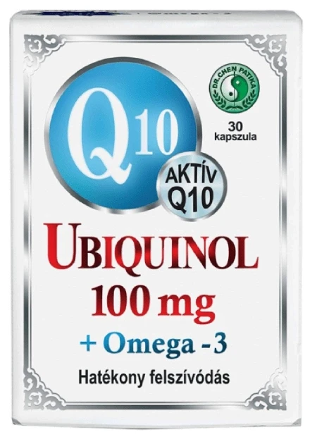 Dr. Chen Q10 Ubiquinol 100mg + Omega 3 kapszula 30db