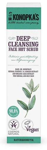 Dr.Konopka's mélytisztító arcradír gyömbér és zsálya kivonattal