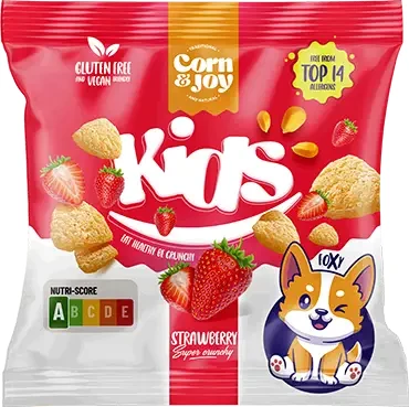 Corn&Joy KIDS snack 40g - Eper