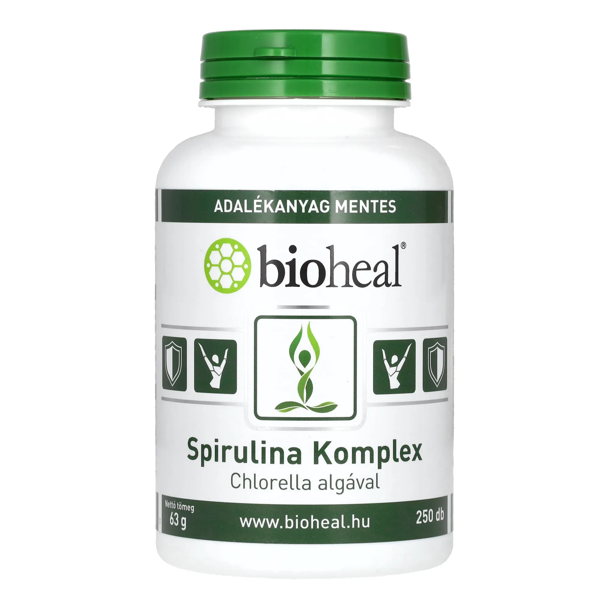 Bioheal Spirulina Komplex Chorella Algával 250 db Tabletta