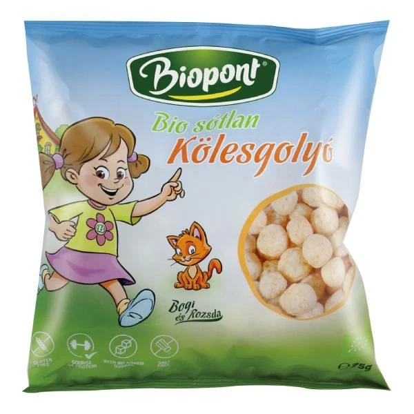Bogi BIO Extrudált kölesgolyó sótlan 75g