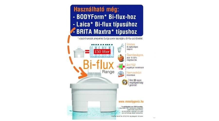 Laica Univerzális Bi-Flux 5 db+1 db ajándék vízszűrőbetét
