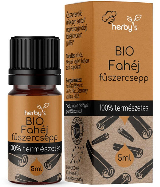 Herby's BIO Fahéj fűszercsepp 5ml