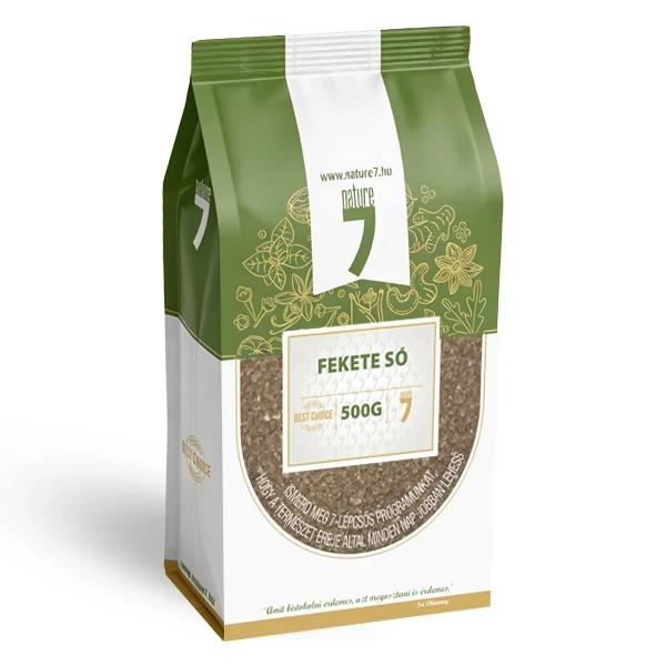 fekete só, finom 500g