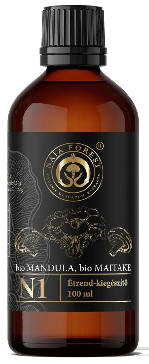 Naja Forest N1 Bio Maitake, Bio Mandula étrend-kiegészítő 100ml