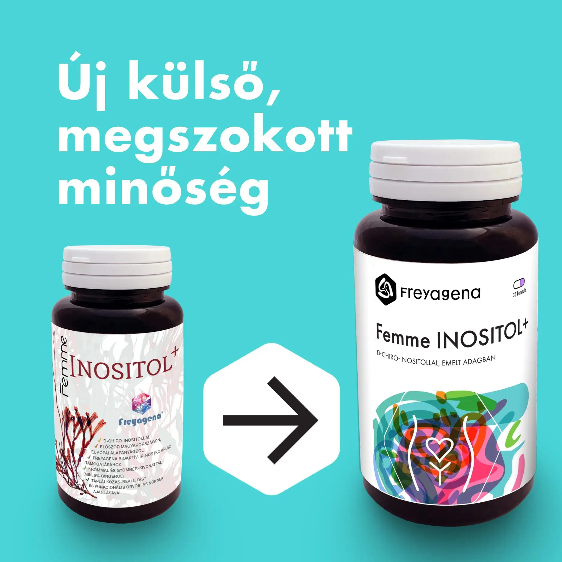 Freyagena Femme INOSITOL + (D-chrio-inositol) 30db