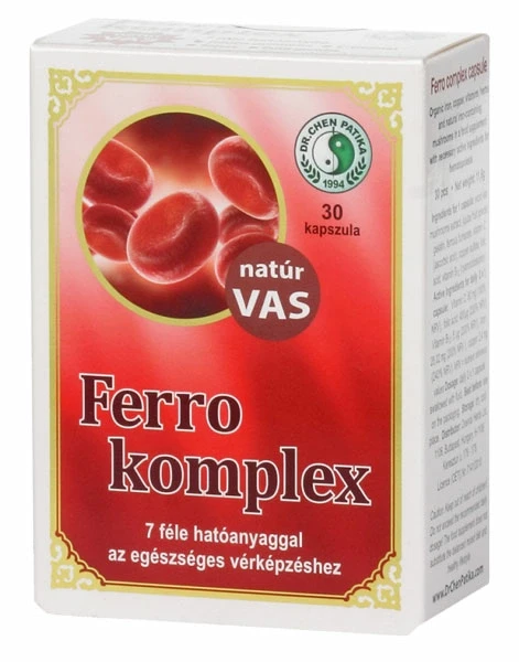 Ferro-komplex kapszula 30 db (Dr.Chen)