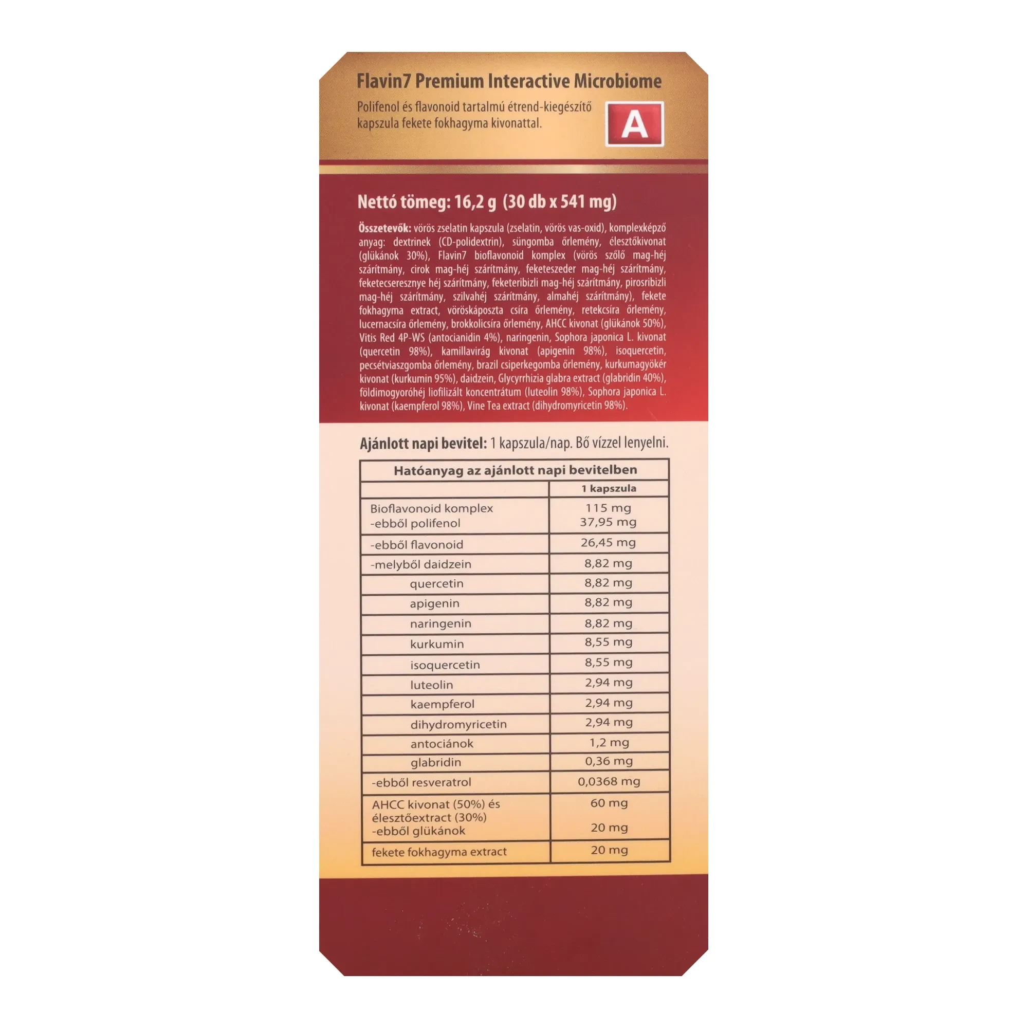 Flavin 7 Premium Interactive MicroBioMe kapszula 3x30 db