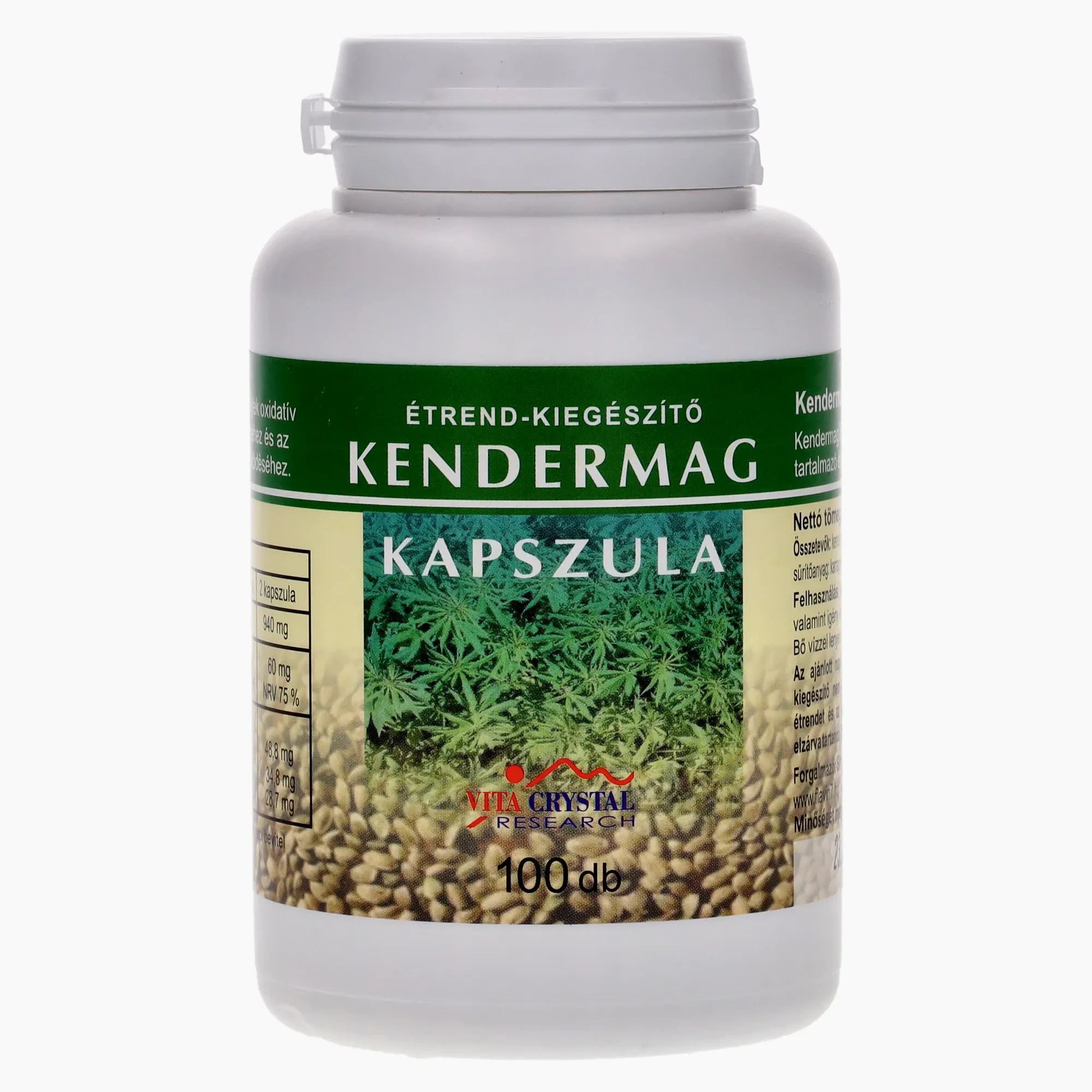 Vita Crystal Kendermag kapszula 100db