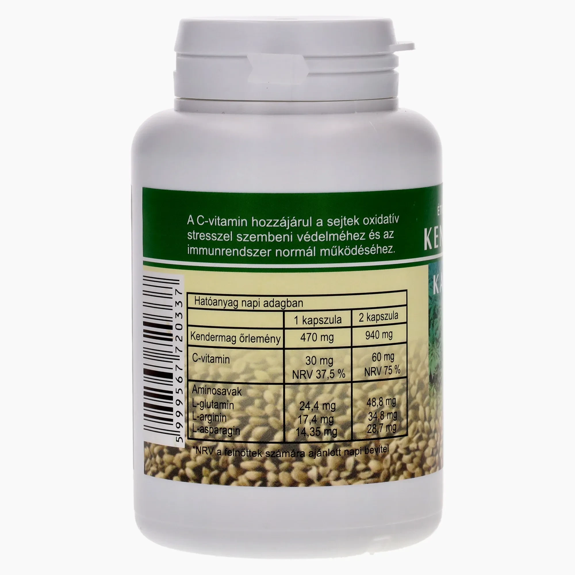 Vita Crystal Kendermag kapszula 100db