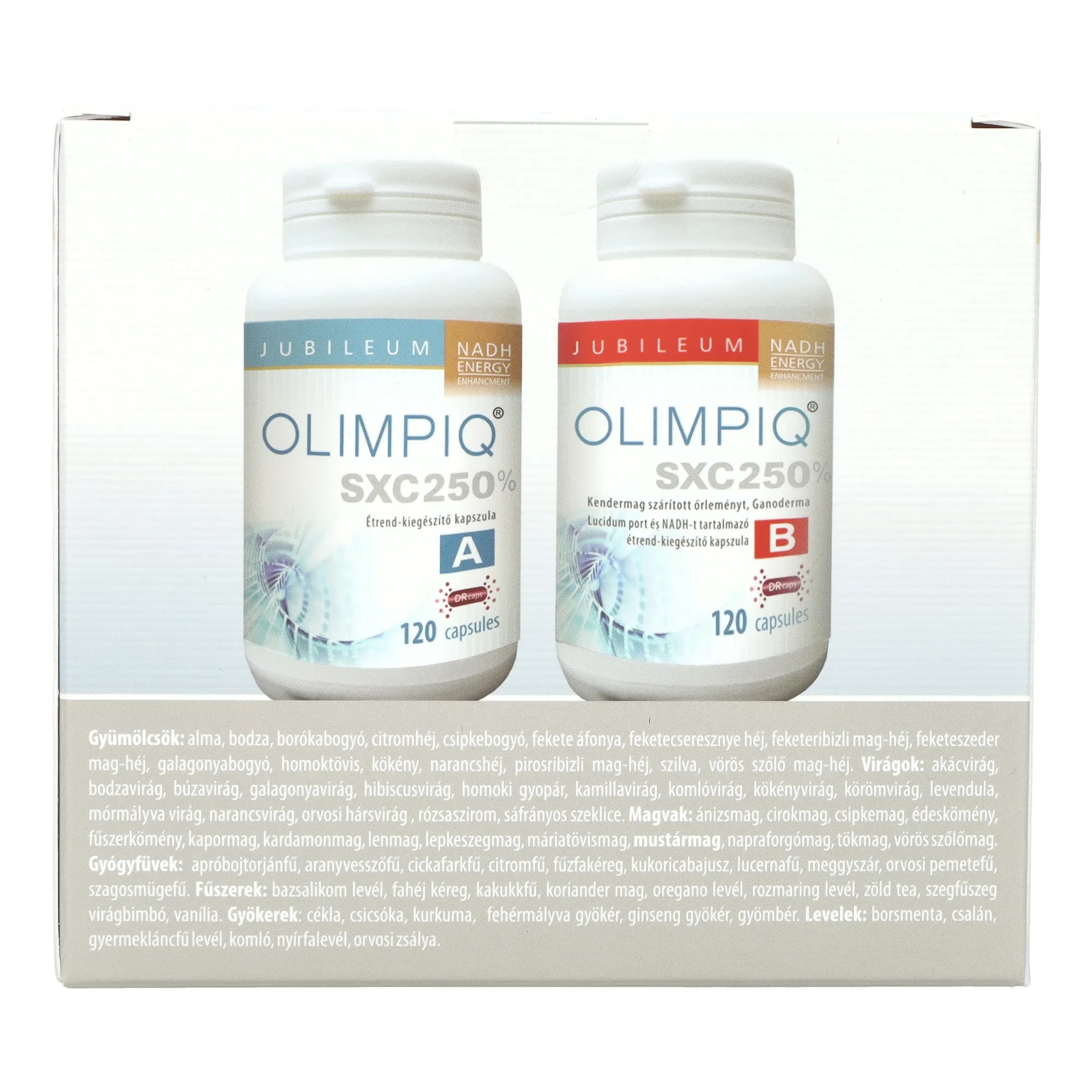 Olympiq SXC Jubileum 250 % A+ B Étrend-kiegészítő Kapszula 2x120 db