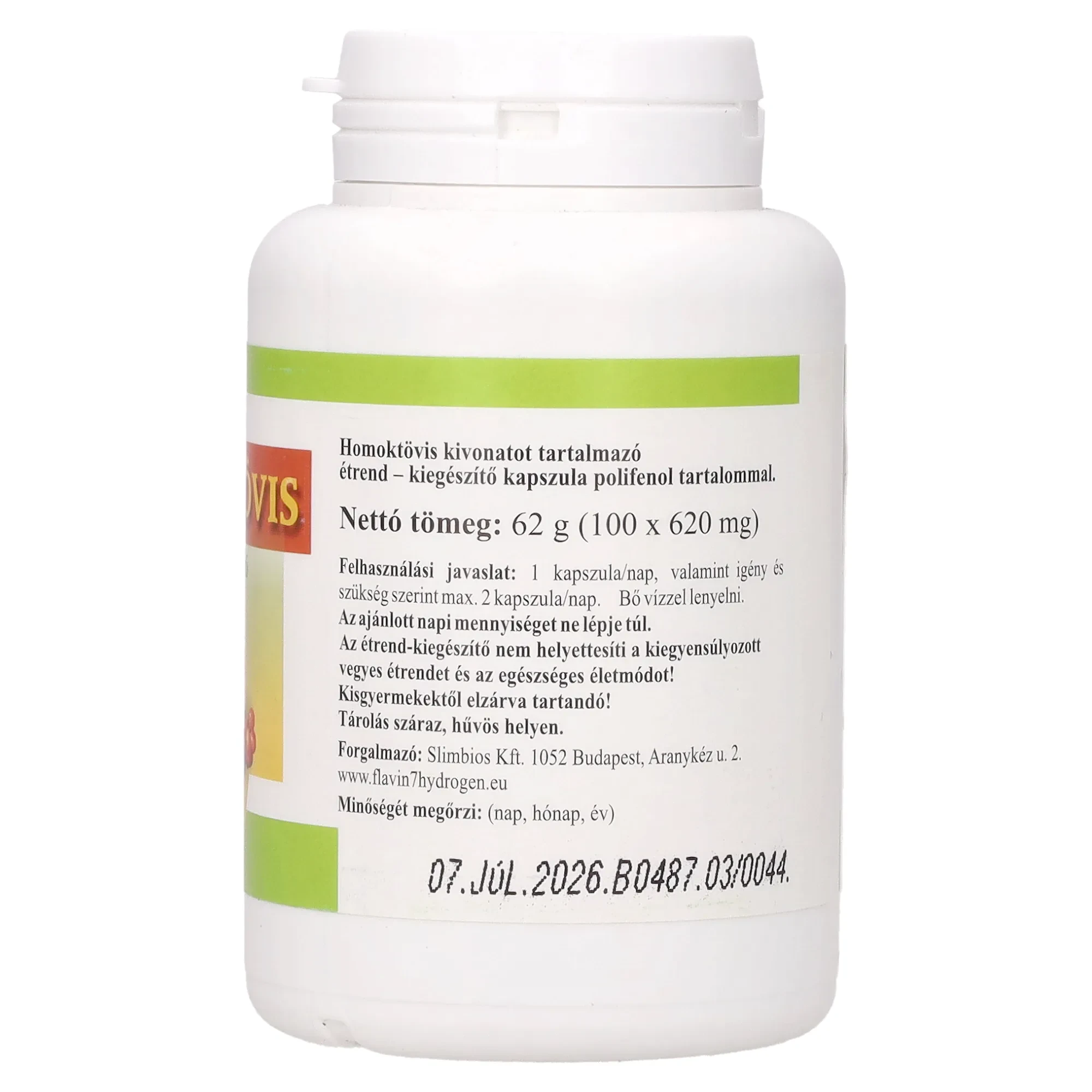 Flavin Homoktövis kapszula 100db