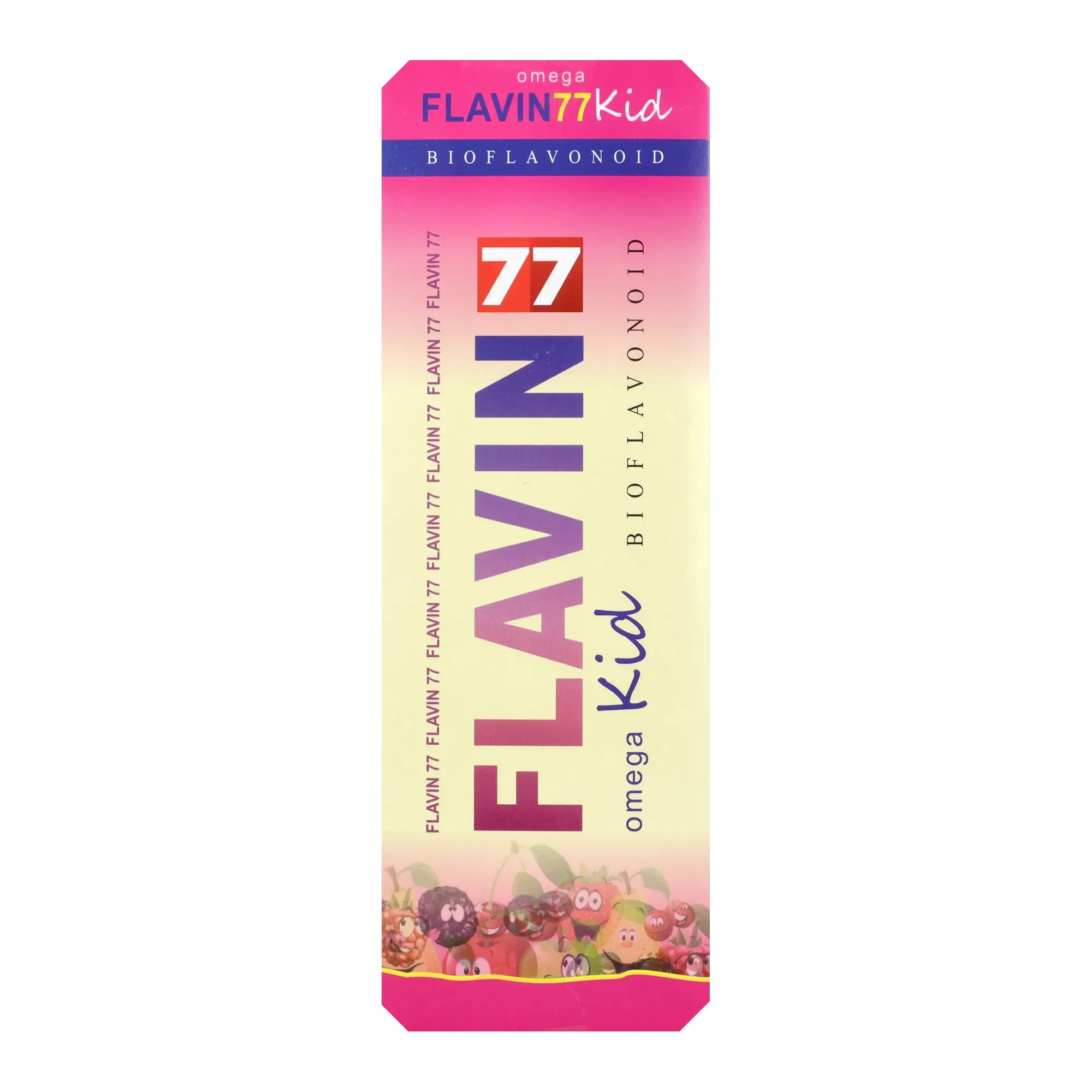 Flavin 77 Omega Kid szirup 250 ml (pink)