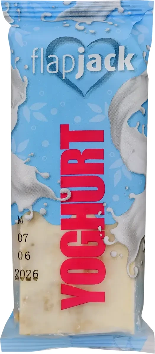 FLAPJACK Joghurt ízű zabszelet fehér bevonóba mártva 100g