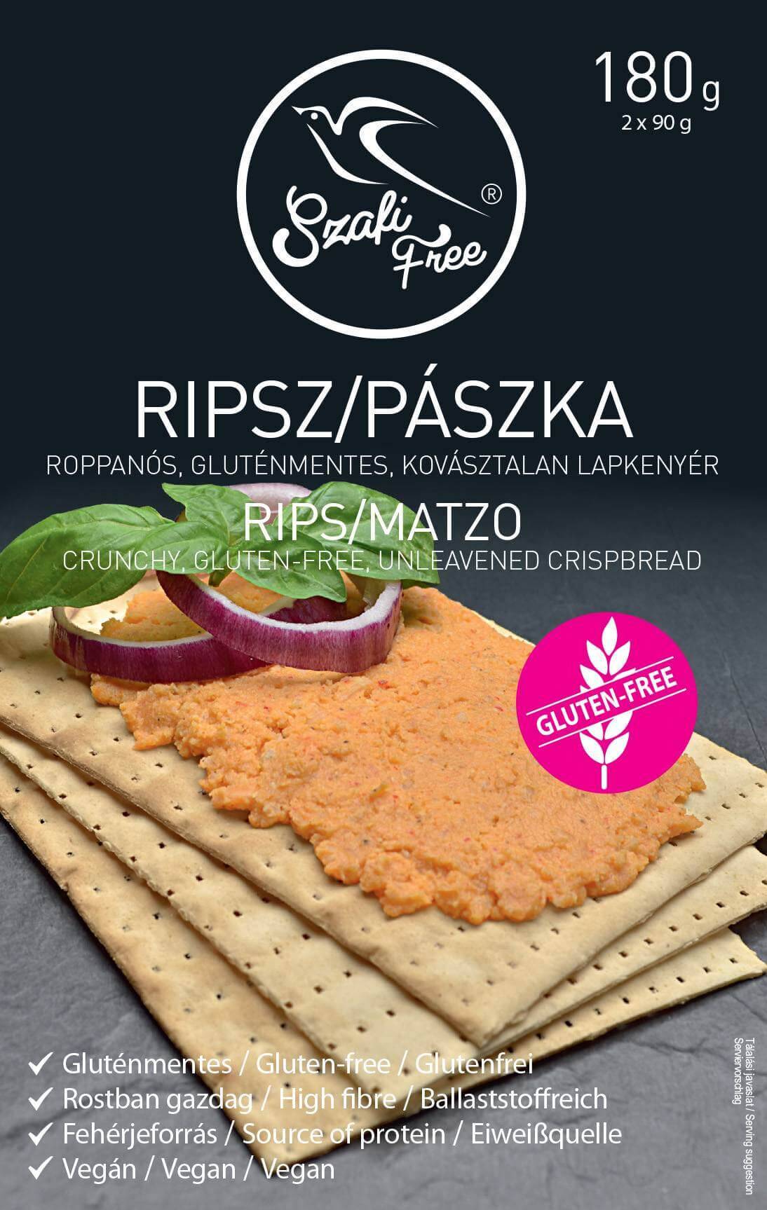 Szafi Free ripsz / pászka (gluténmentes) 180g
